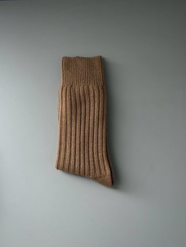 Verona 直線條紋襪 咖啡色