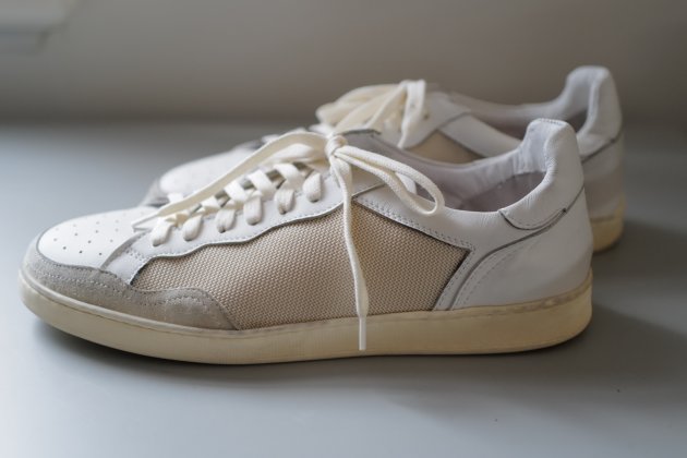 義大利手工洞感小白 男鞋