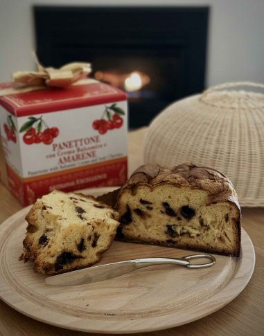 Panettone 聖誕麵包-巴薩米克醋黑櫻桃 750g*預購11/28-12/8開始出貨*