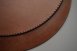 圓形手工皮革餐墊 (手工縫製邊)