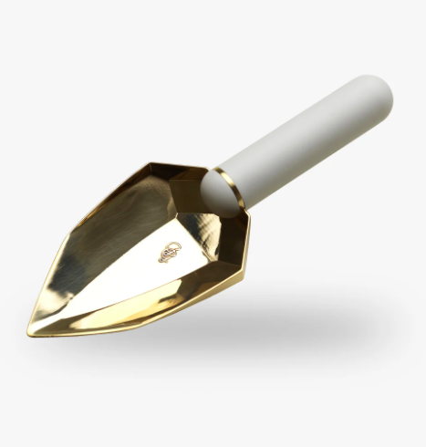 金色年代小鏟子(珍珠白)