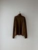 破敗感Cashmere silk高領衫