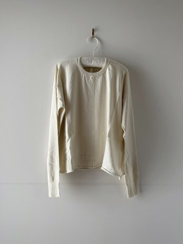 下擺不對稱圓領衫 (Made in Italy)